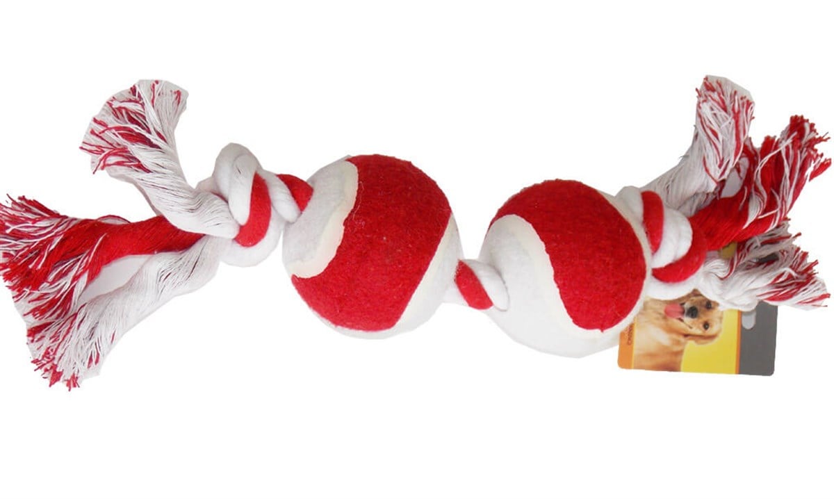 Eastland 2 Düğümlü 2 Tenis Toplu Köpek Oyuncağı 35 Cm