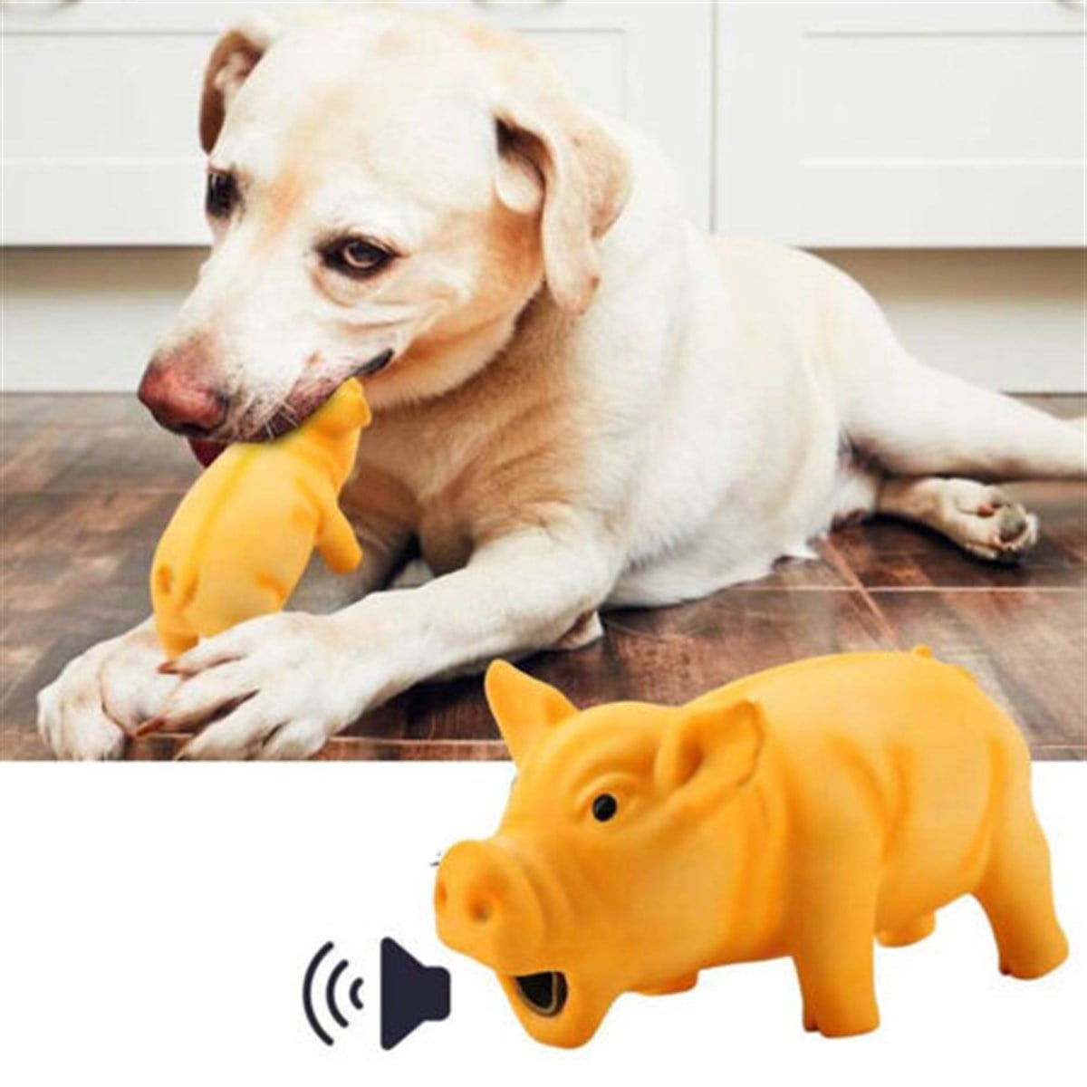 Eastland Sesli Domuz Köpek Oyuncağı  16 cm
