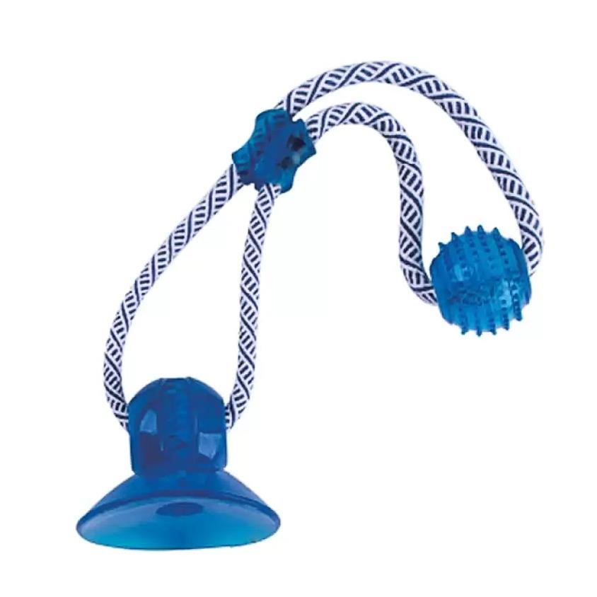 Eastland Vantuzlu Diş İpli TPR Köpek Oyuncağı 33 cm 