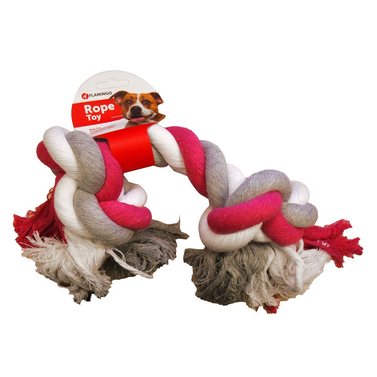 Flamingo Diş İpi Köpek Oyuncağı  33 cm