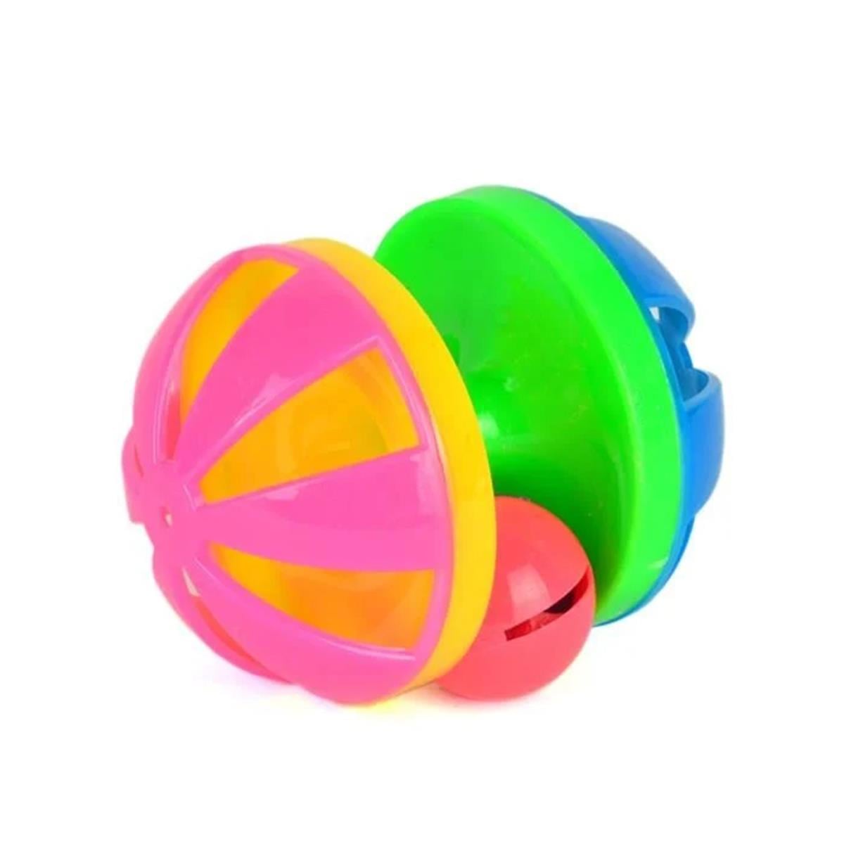 Flip Pet Çıngıraklı Plastik Top Kedi Oyuncağı 9 cm