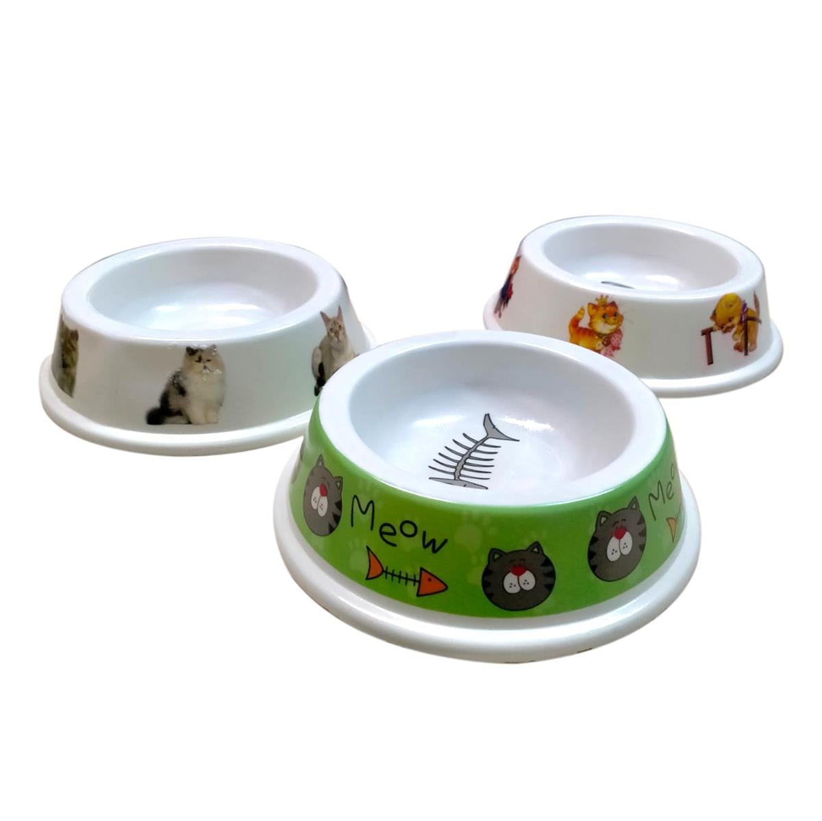 Flip Pet Melamin Kedi Mama ve Su Kabı 15 cm