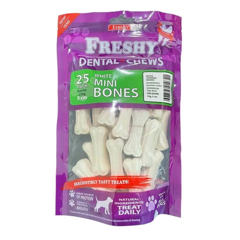 Freshy Dental Chews Sütlü Kemik Köpek Ödülü 250 g
