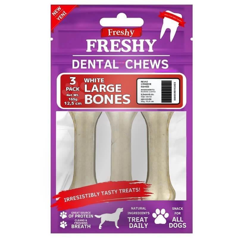 Freshy Dental Chews Sütlü Kemik Köpek Ödülü 165 g