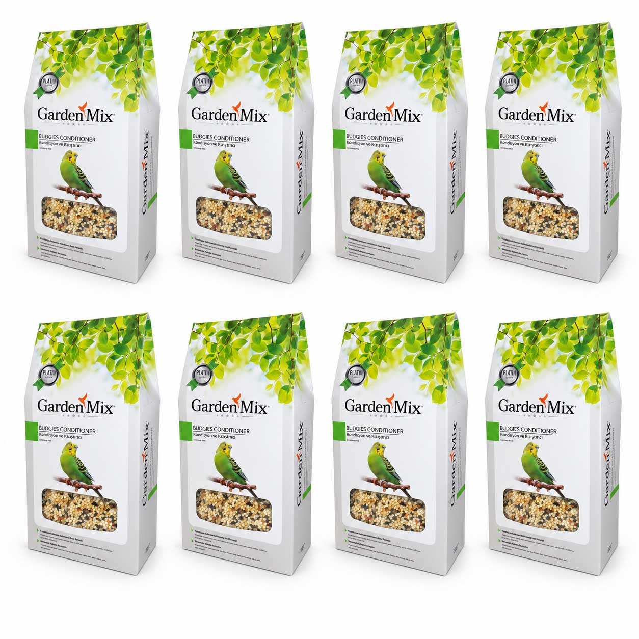 Garden Mix Platin Kondisyon ve Kızıştırıcı Kuş Yemi 150 g (8 Adet)