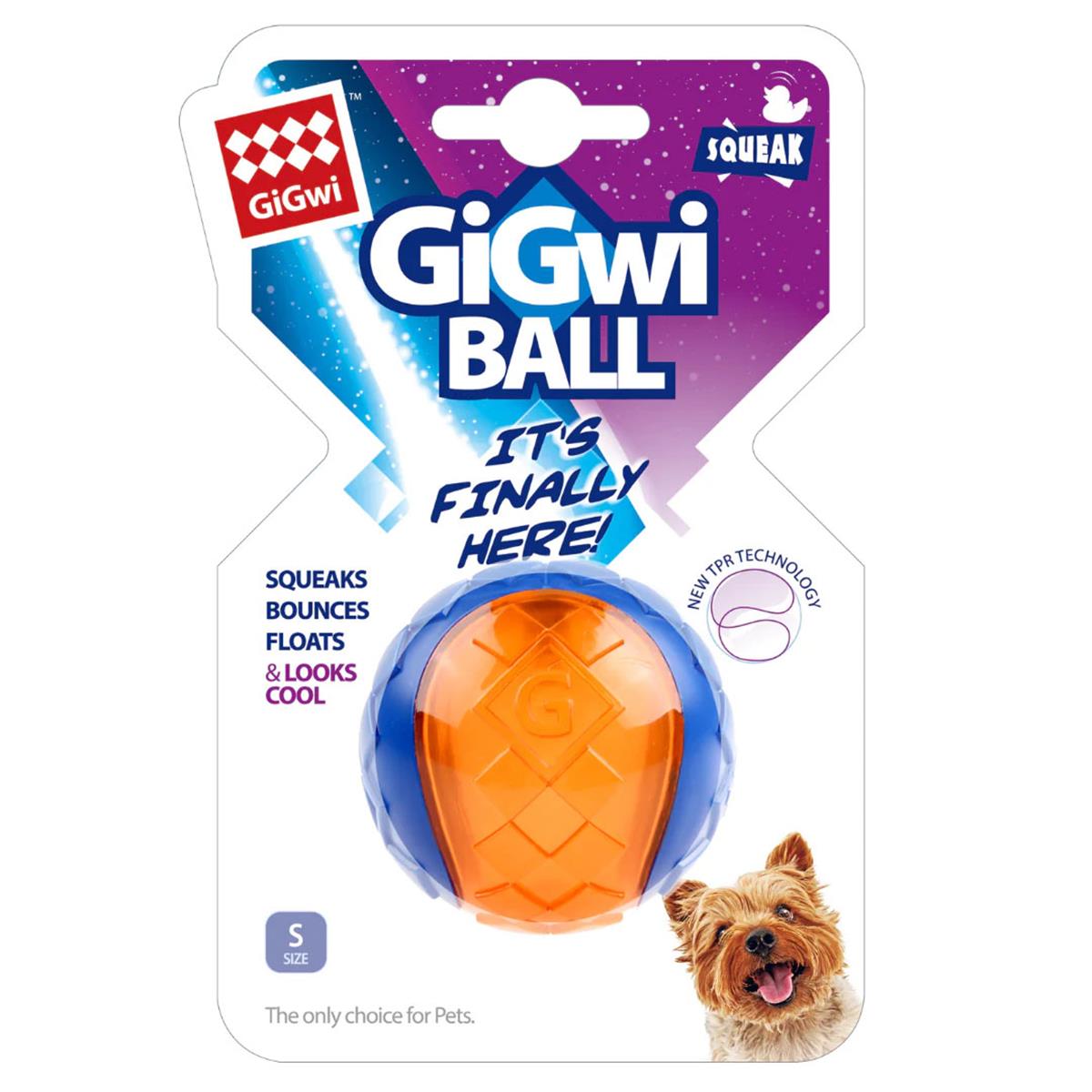Gigwi Ball Sesli Kauçuk Top Köpek Oyuncağı (S)