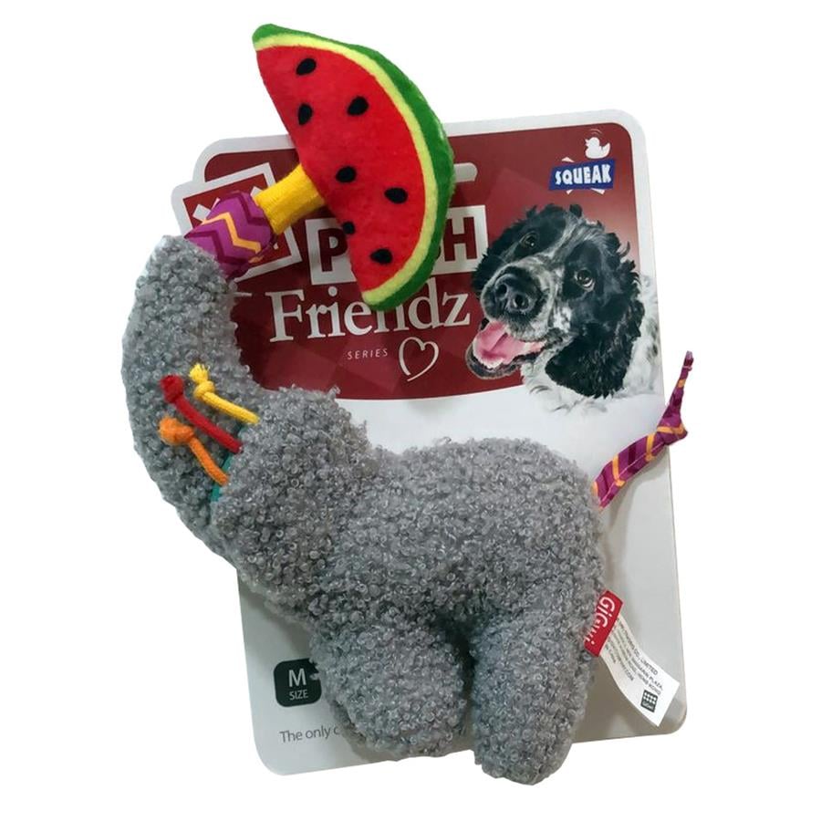Gigwi Plush Friendz Peluş Fil Sesli Köpek Oyuncağı 21 cm