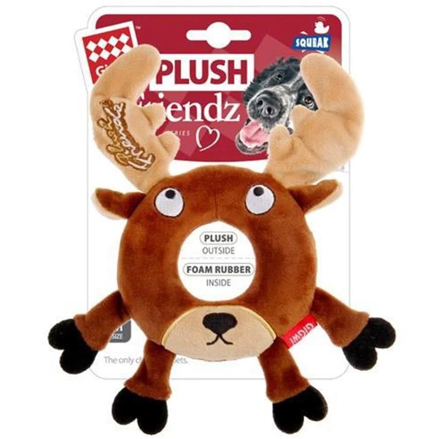 Gigwi Plush Friendz Peluş Geyik Köpek Oyuncağı 21 cm
