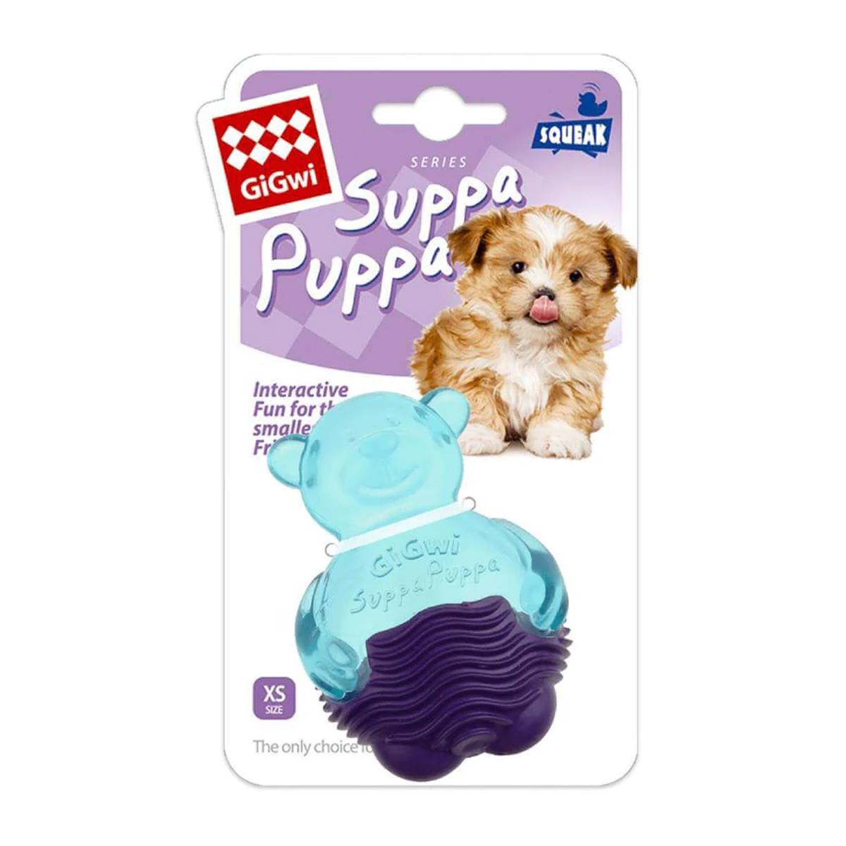 Gigwi Suppa Puppa İnteraktif Ayı Köpek Oyuncağı (XS)