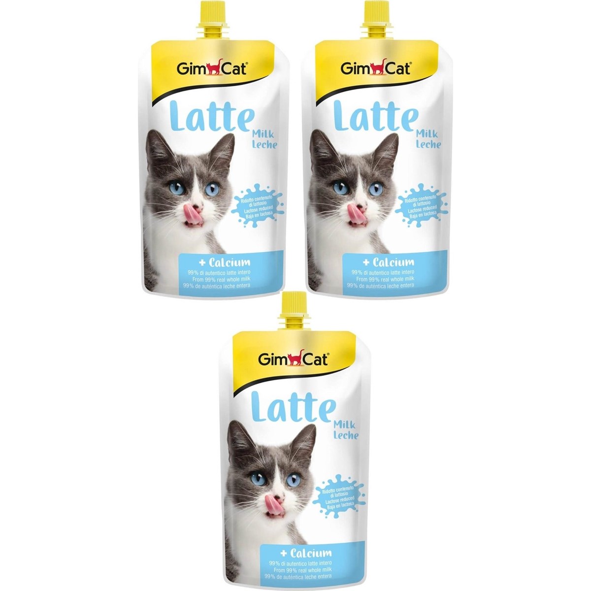 GimCat Cat Milk Latte - Kedi Sütü 200ml x 3 Adet