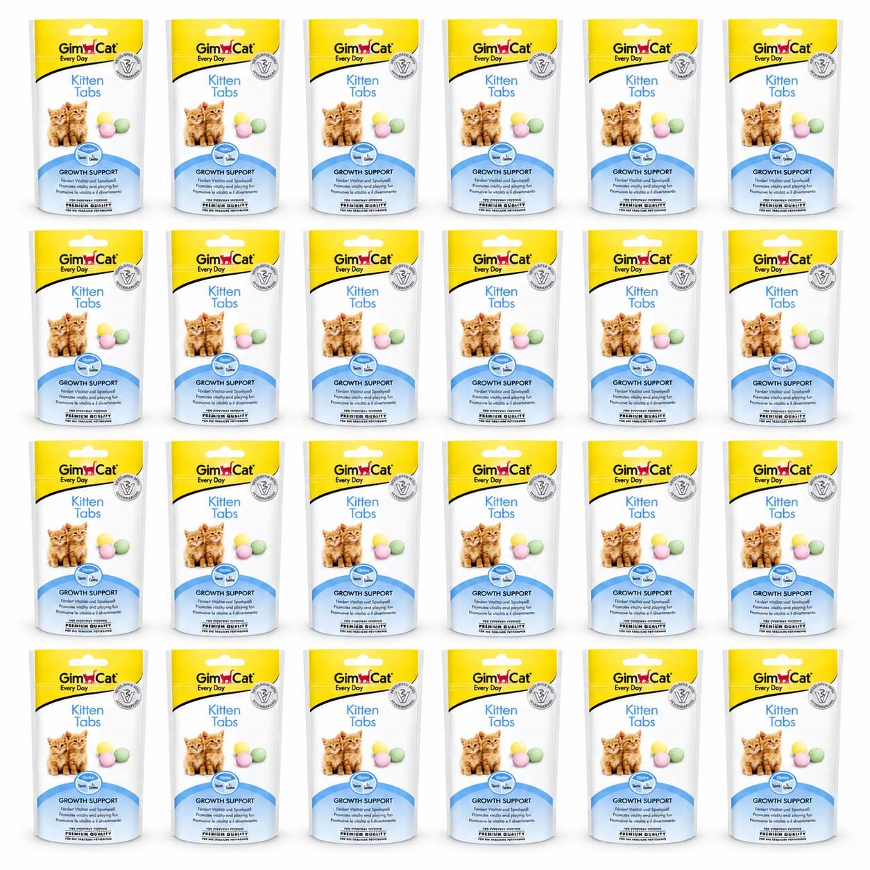 GimCat Kitten Tabs Taurinli Yavru Kedi Ödülü 40 g (24 Adet)
