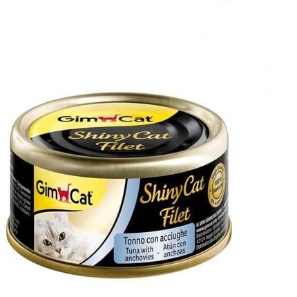 GimCat ShinyCat Ançüez ve Ton Balıklı Kedi Konservesi 70 Gr 