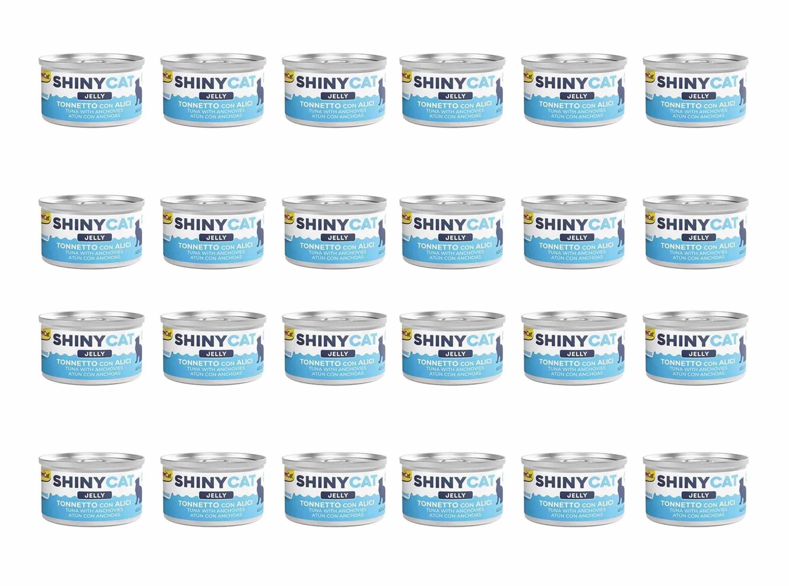 GimCat Shinycat Ançüezli Ton Balıklı Konserve Kedi Maması 70 Gr (24 Adet)