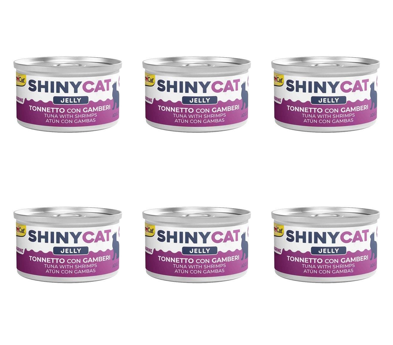 GimCat Shinycat Karidesli Ve Ton Balıklı Konserve Kedi Maması 70 Gr (6 Adet)