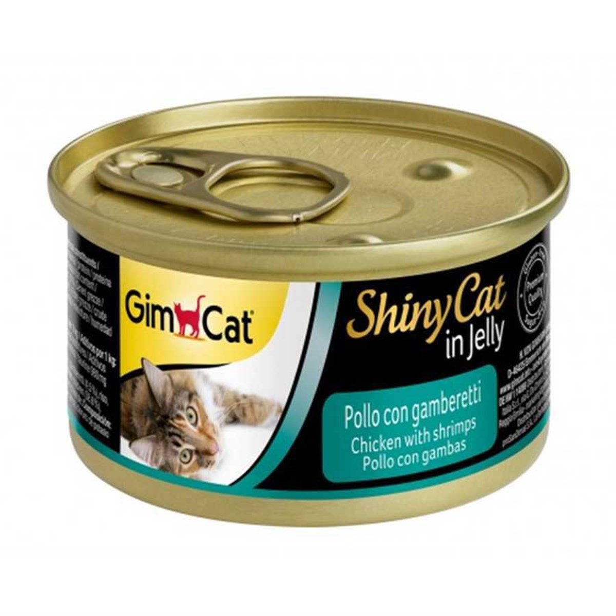 GimCat Shinycat Konserve Kedi Maması Tavuklu Karidesli 70 Gr