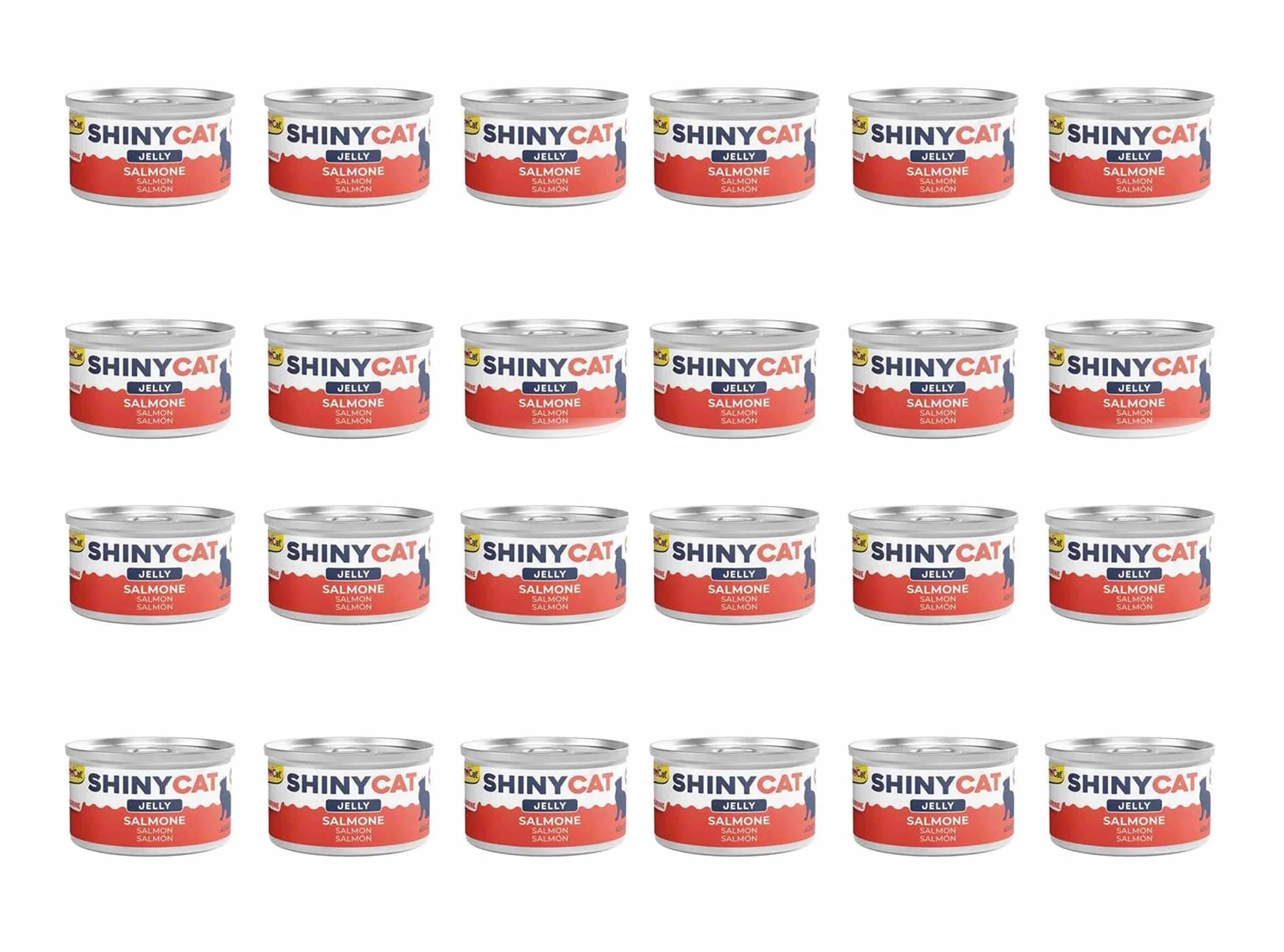 GimCat Shinycat Somonlu Konserve Kedi Maması 70 Gr (24 Adet)