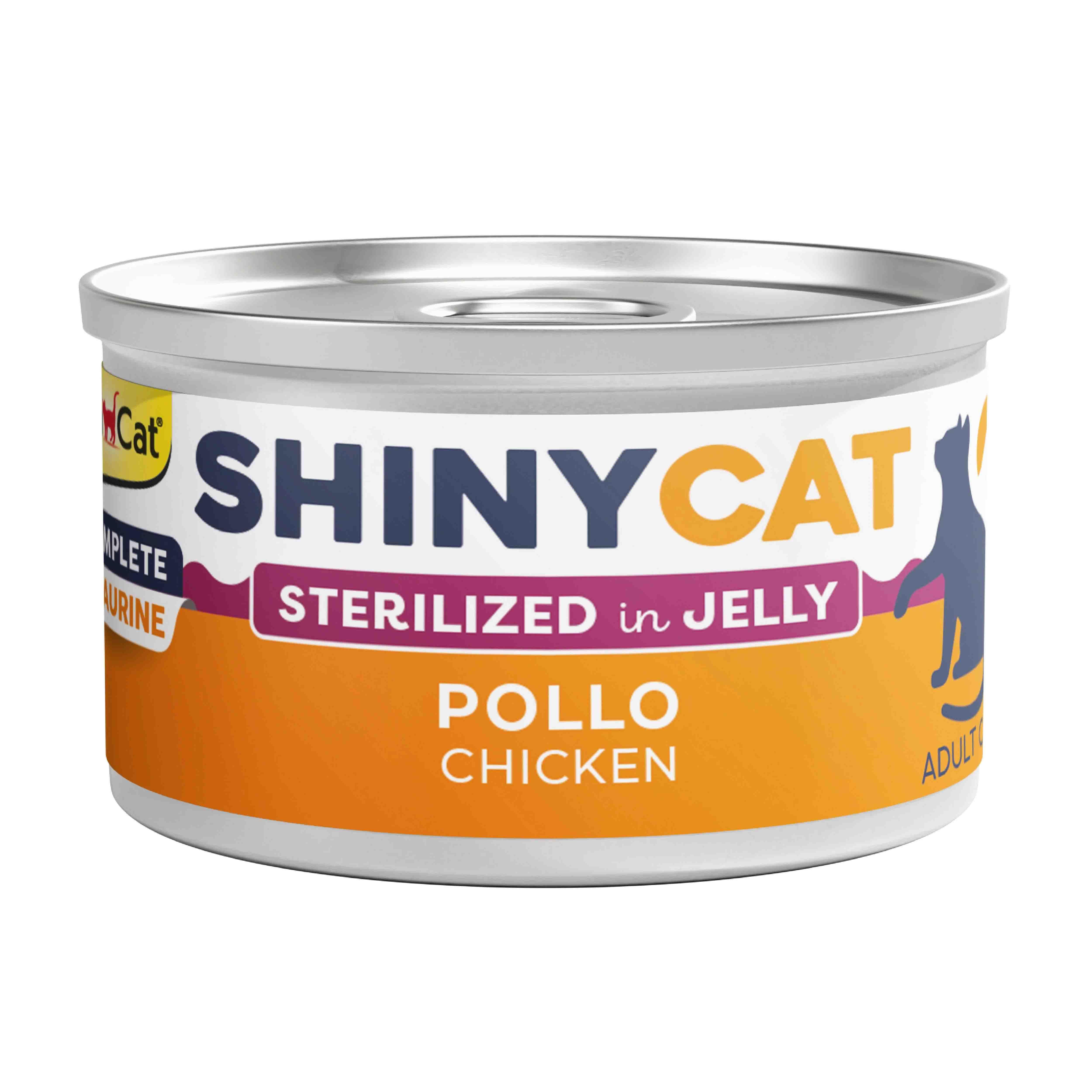 GimCat Shinycat Tavuklu Kısırlaştırılmış Konserve Kedi Maması 70 Gr