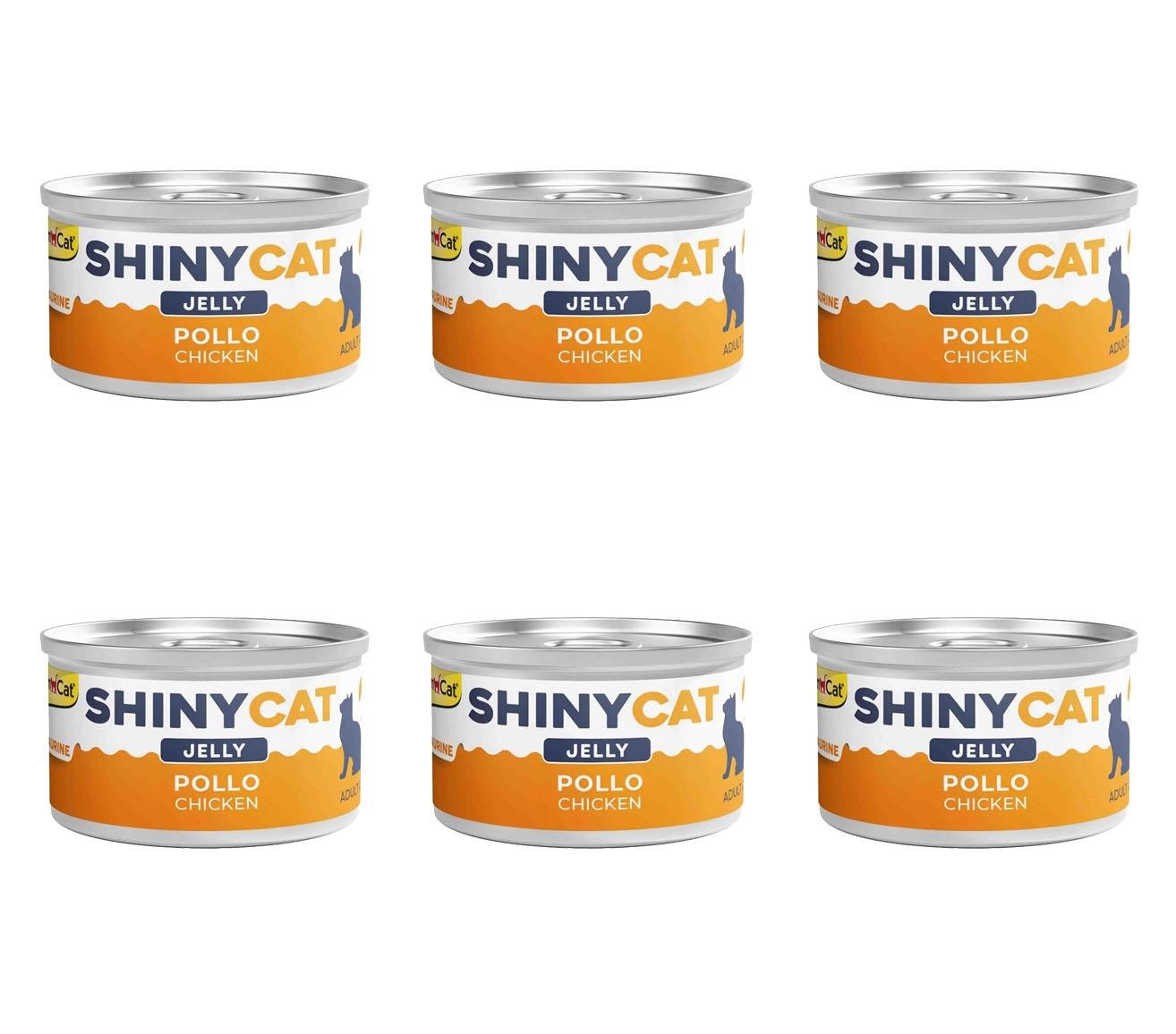 GimCat Shinycat Tavuklu Konserve Kedi Maması 70 Gr (6 Adet)
