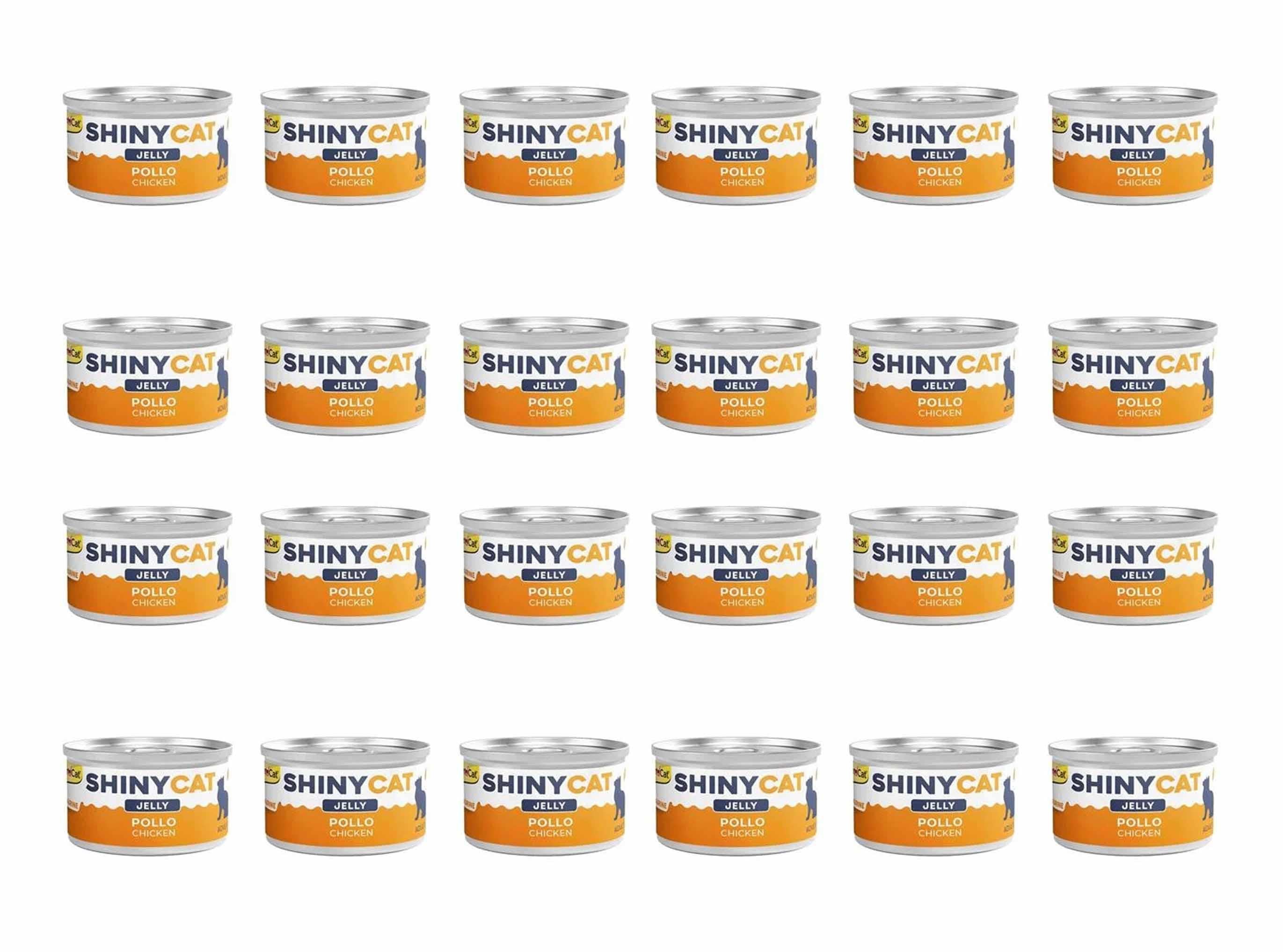 GimCat Shinycat Tavuklu Konserve Kedi Maması 70 Gr (24 Adet)