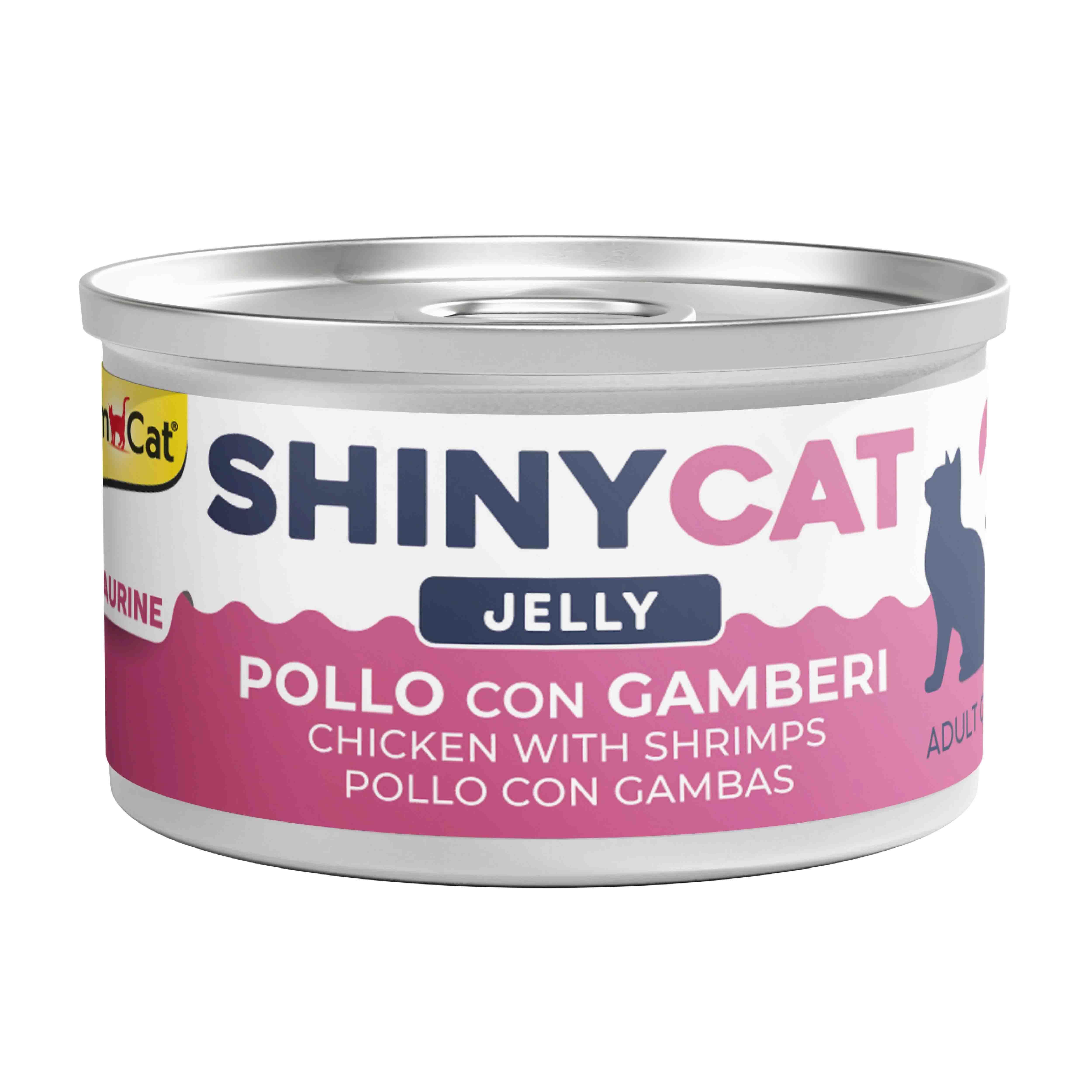 GimCat Shinycat Tavuklu Ve Karidesli Konserve Kedi Maması 70 Gr