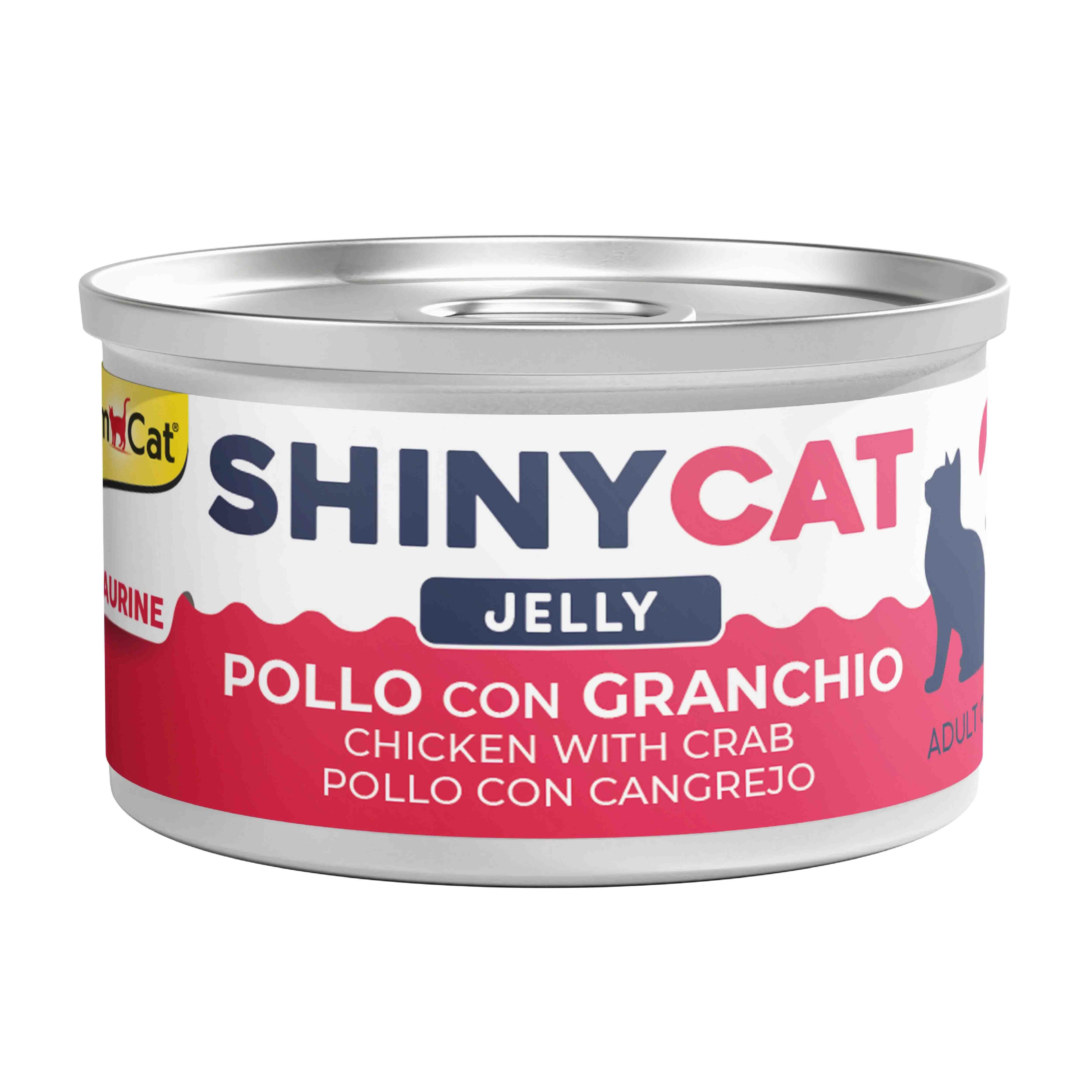 GimCat Shinycat Tavuklu Ve Yengeçli Konserve Kedi Maması 70 Gr