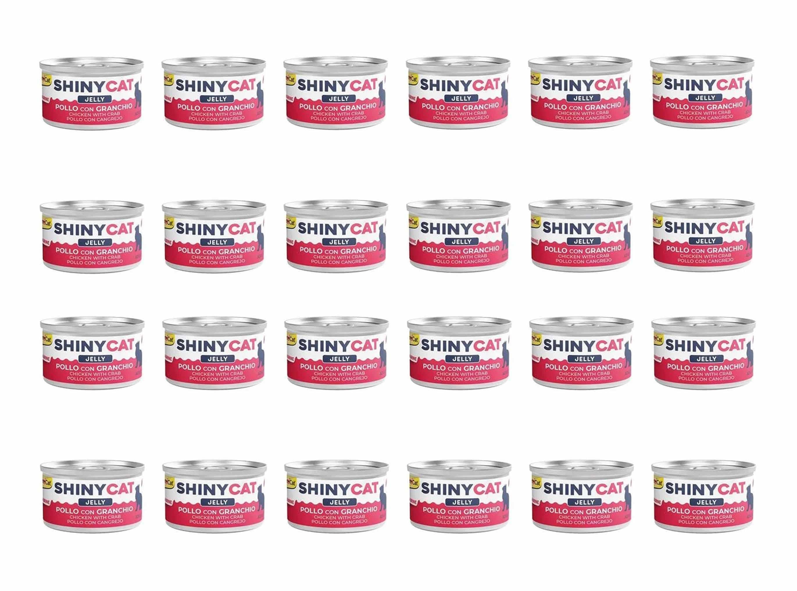 GimCat Shinycat Tavuklu Ve Yengeçli Konserve Kedi Maması 70 Gr (24 Adet)