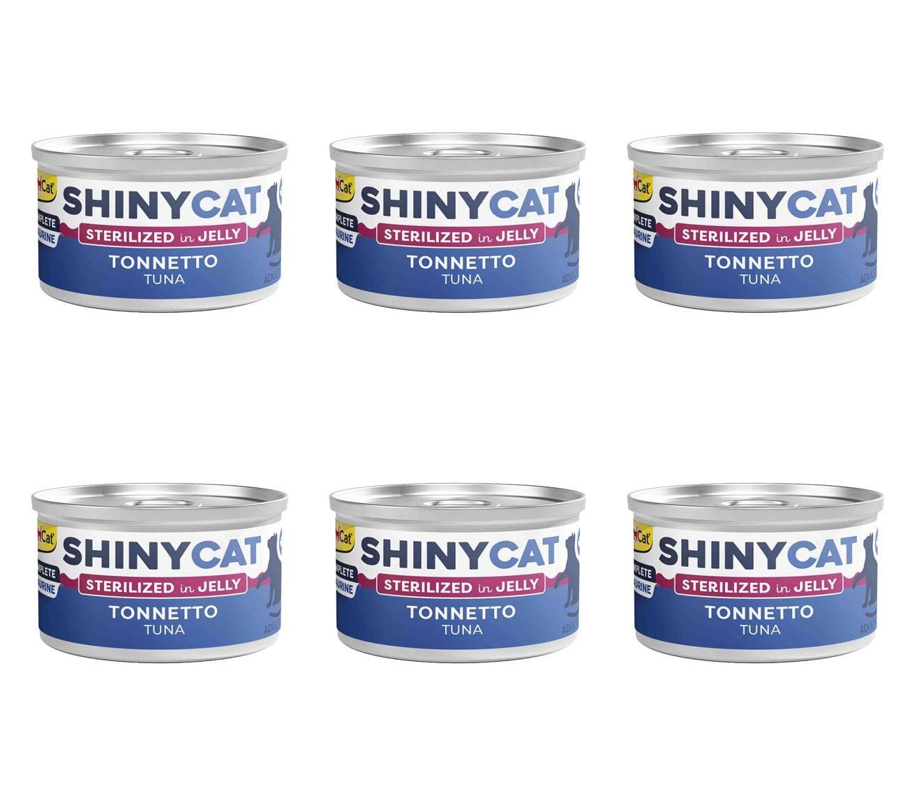 GimCat Shinycat Ton Balıklı Kısırlaştırılmış Konserve Kedi Maması 70 Gr (6 Adet)