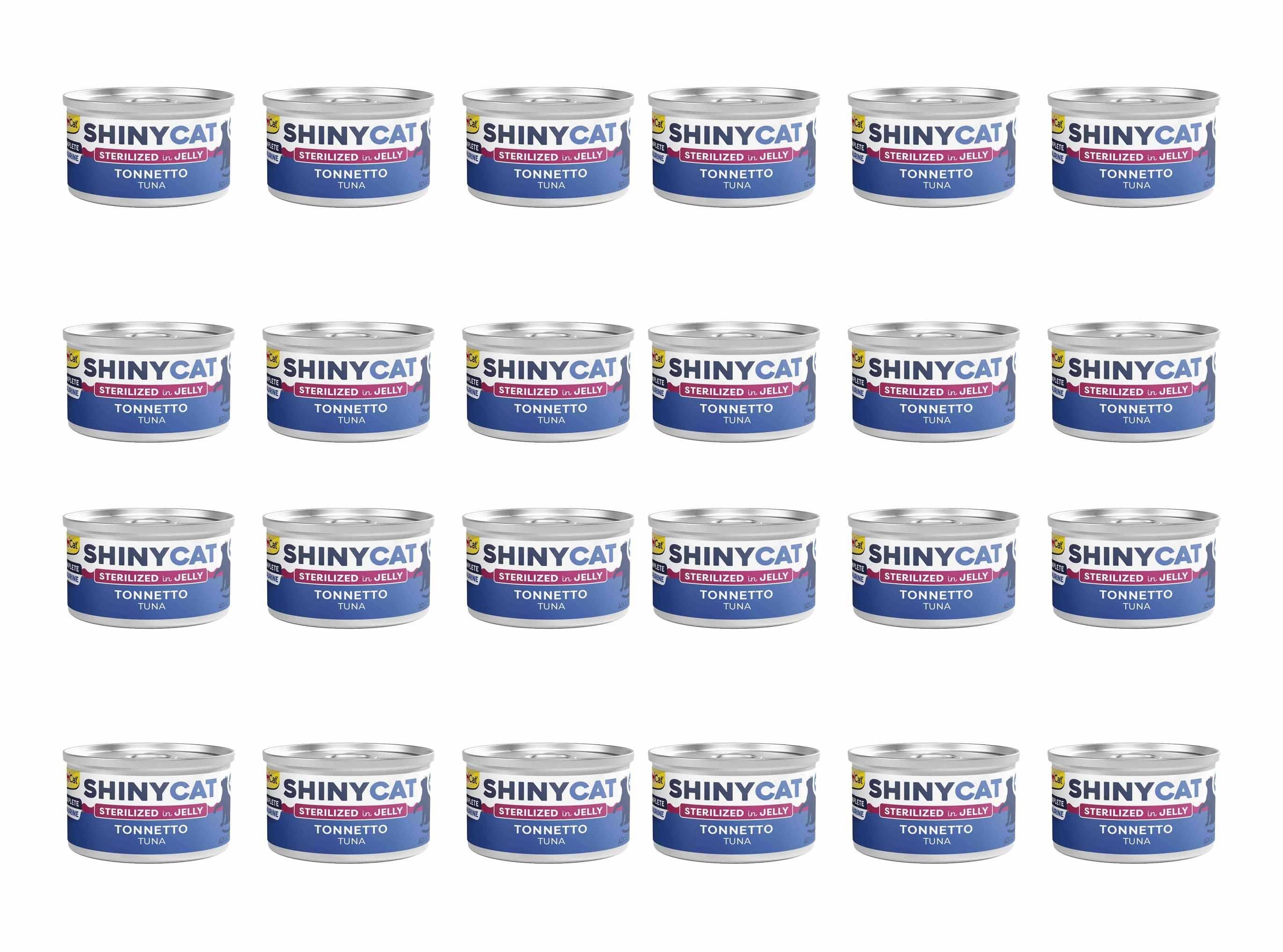 GimCat Shinycat Ton Balıklı Kısırlaştırılmış Konserve Kedi Maması 70 Gr (24 Adet)