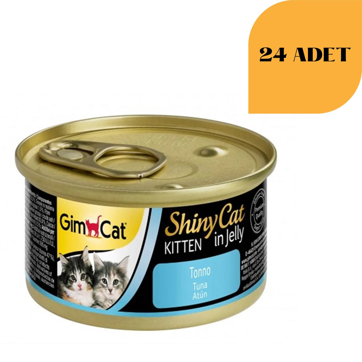 GimCat ShinyCat Ton Balıklı Yavru Kedi Konservesi 70 Gr (24 ADET)