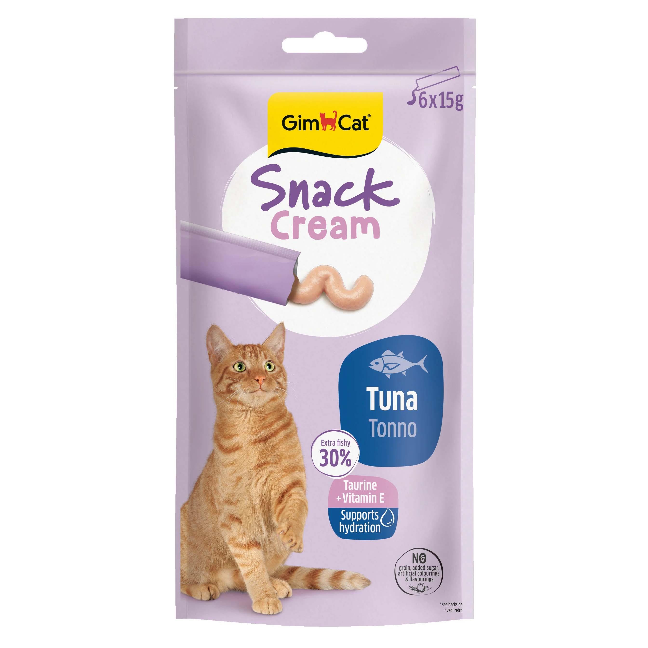 Gimcat Snack Cream Ton Balıklı Krema Kedi Ödülü 6 x 15 g