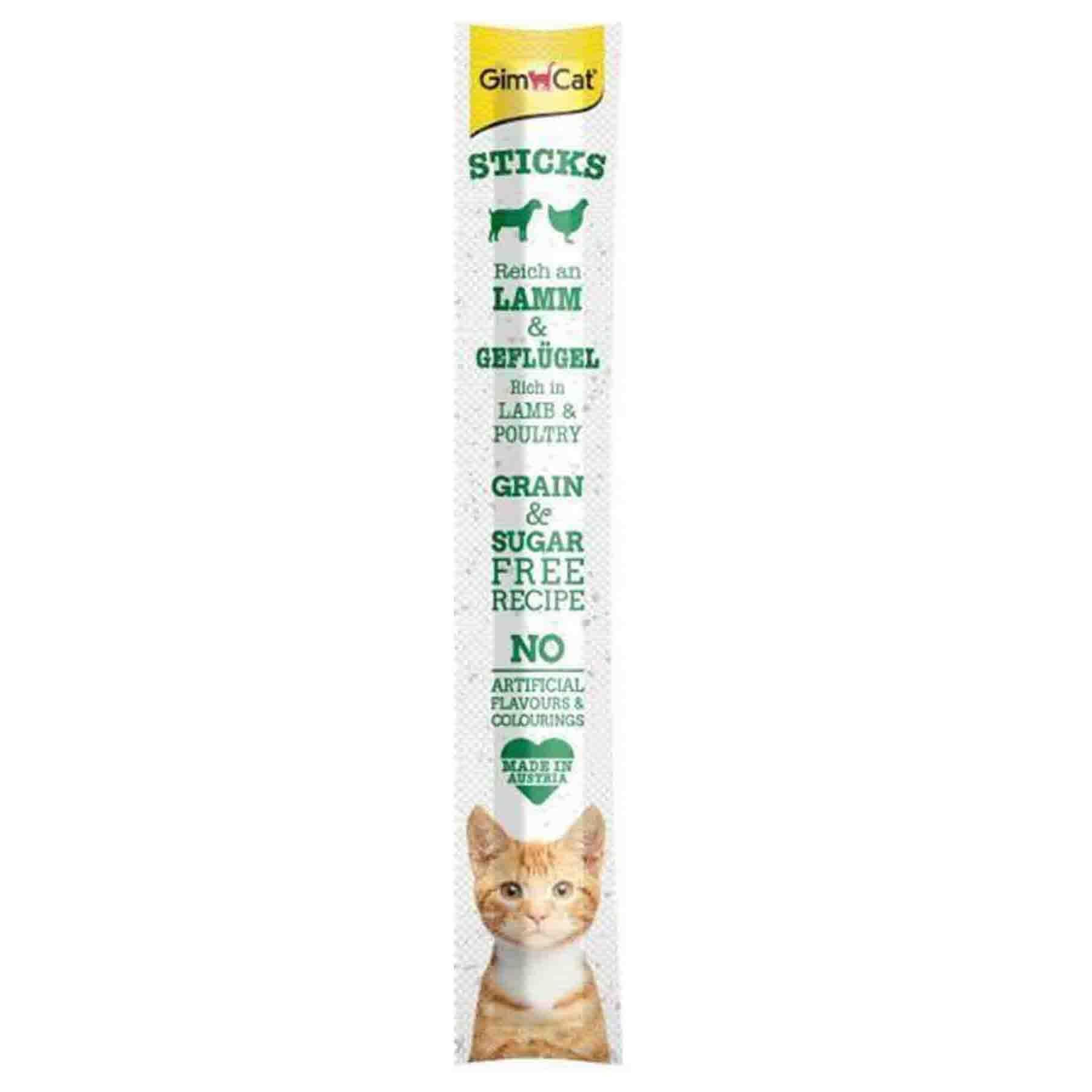 Gimcat Sticks Kuzulu Ve Tavuklu Çubuk Kedi Ödülü 5 g (1 Adet)