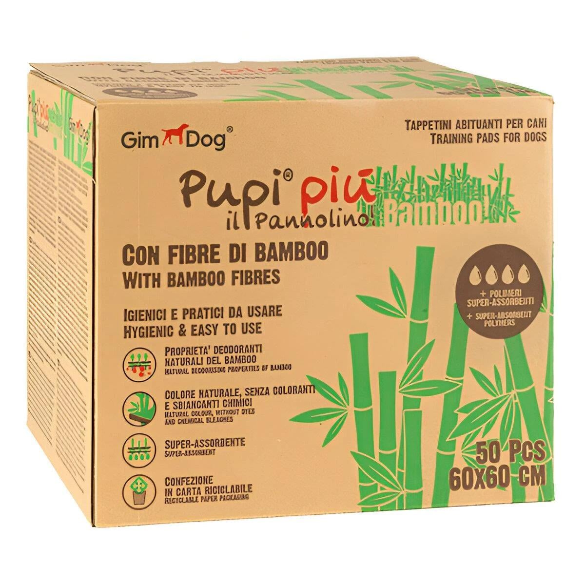 Gimdog Bamboo Çiş Pedi 60 x 60 cm (50'li Paket)