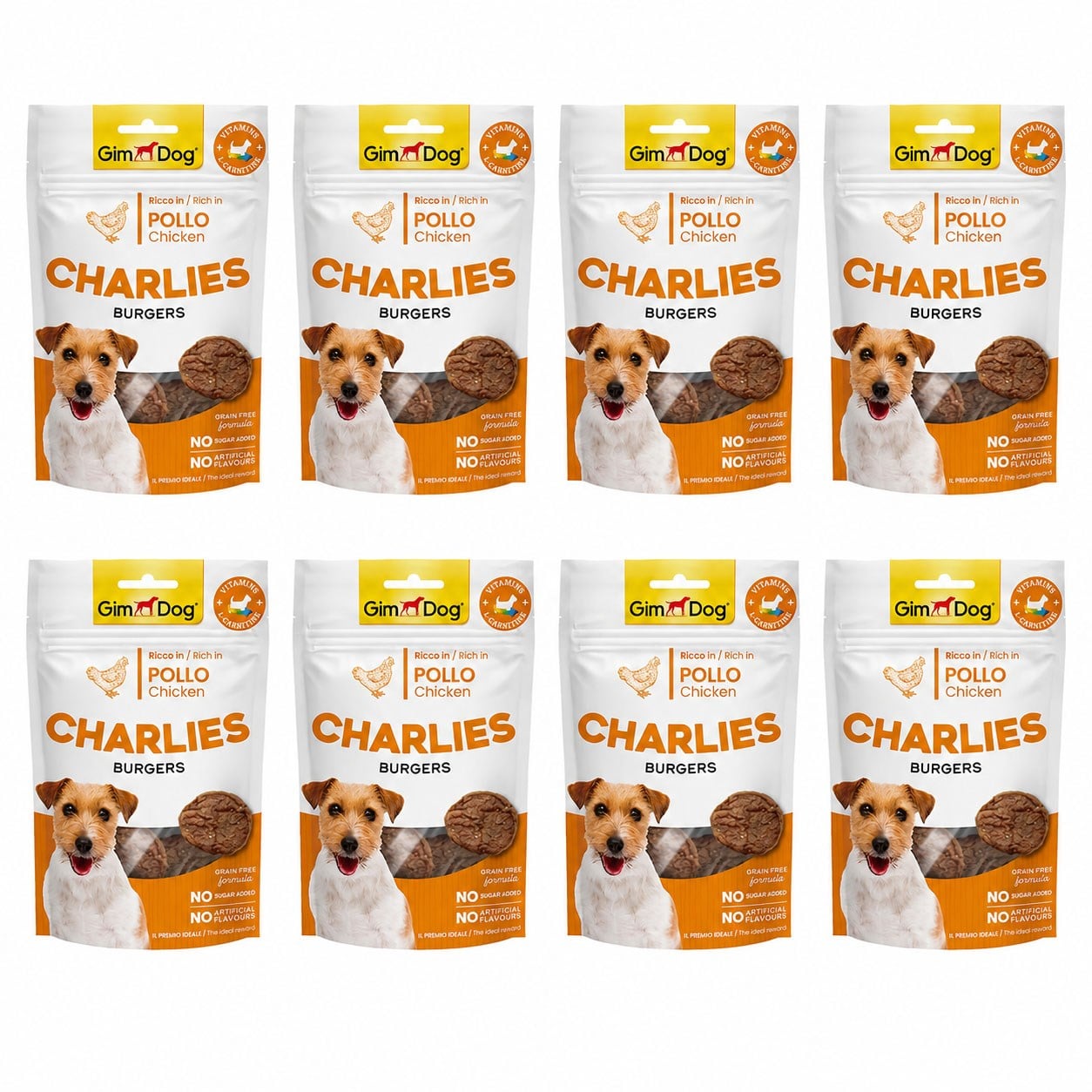Gimdog Charlies Burgers Tavuklu Köpek Ödülü 70 Gr (8 Adet)
