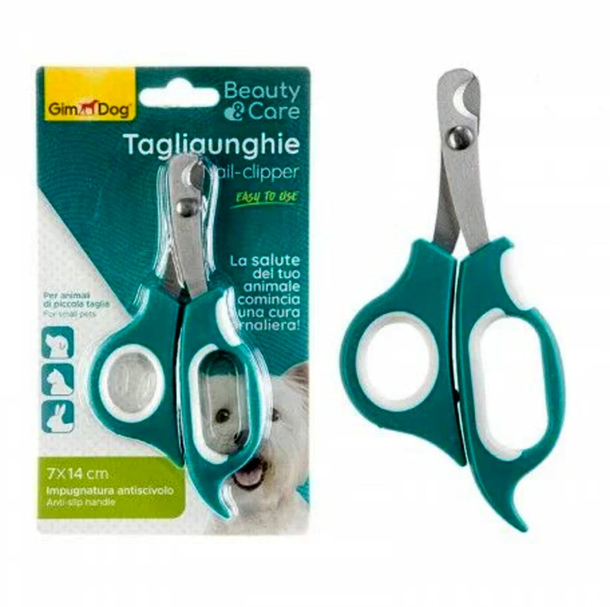 Gimdog Kedi ve Köpek Tırnak Makası 14 cm (Yeşil)