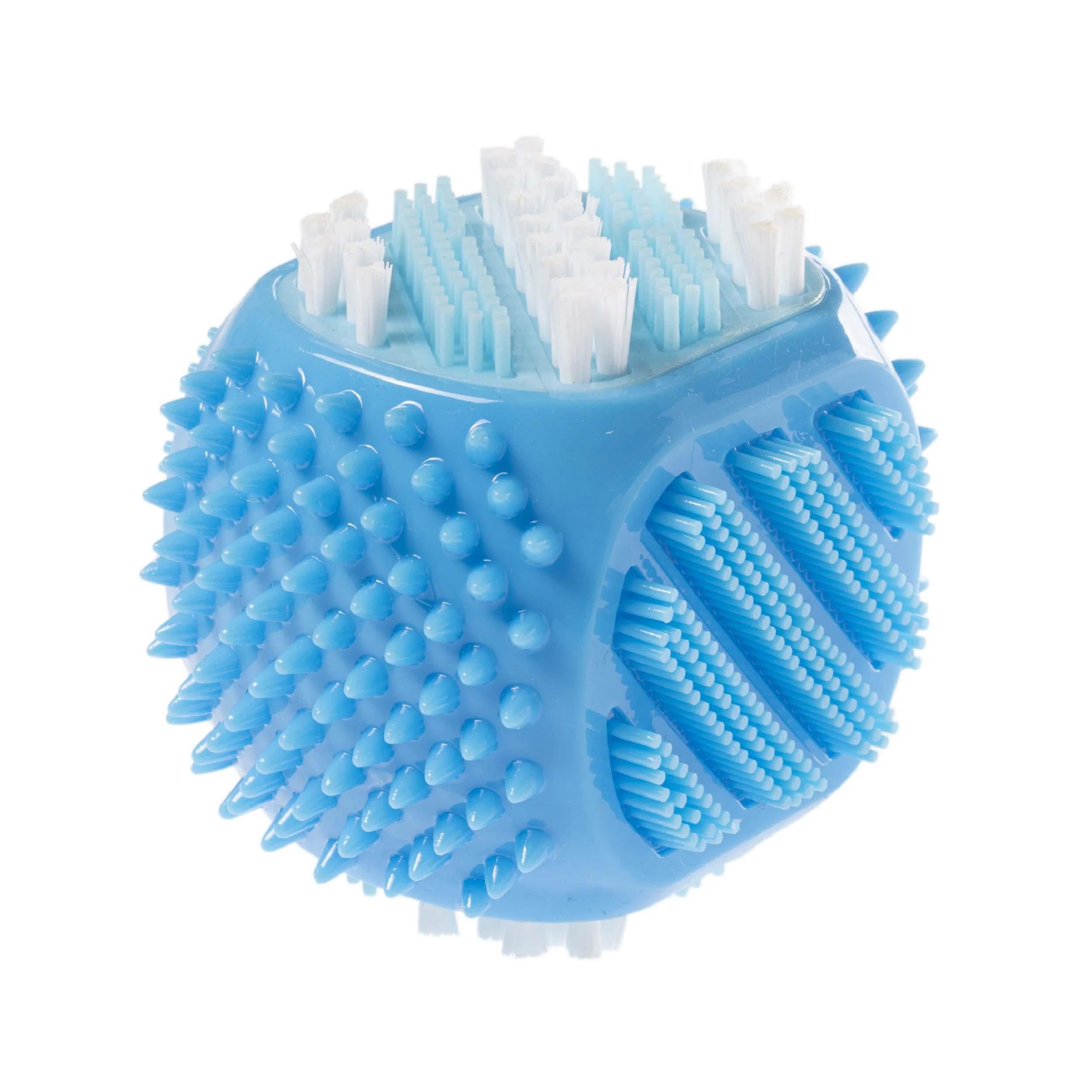 Gimdog Küp Şeklinde Diş Fırçası Köpek Oyuncağı 7,5 cm Mavi