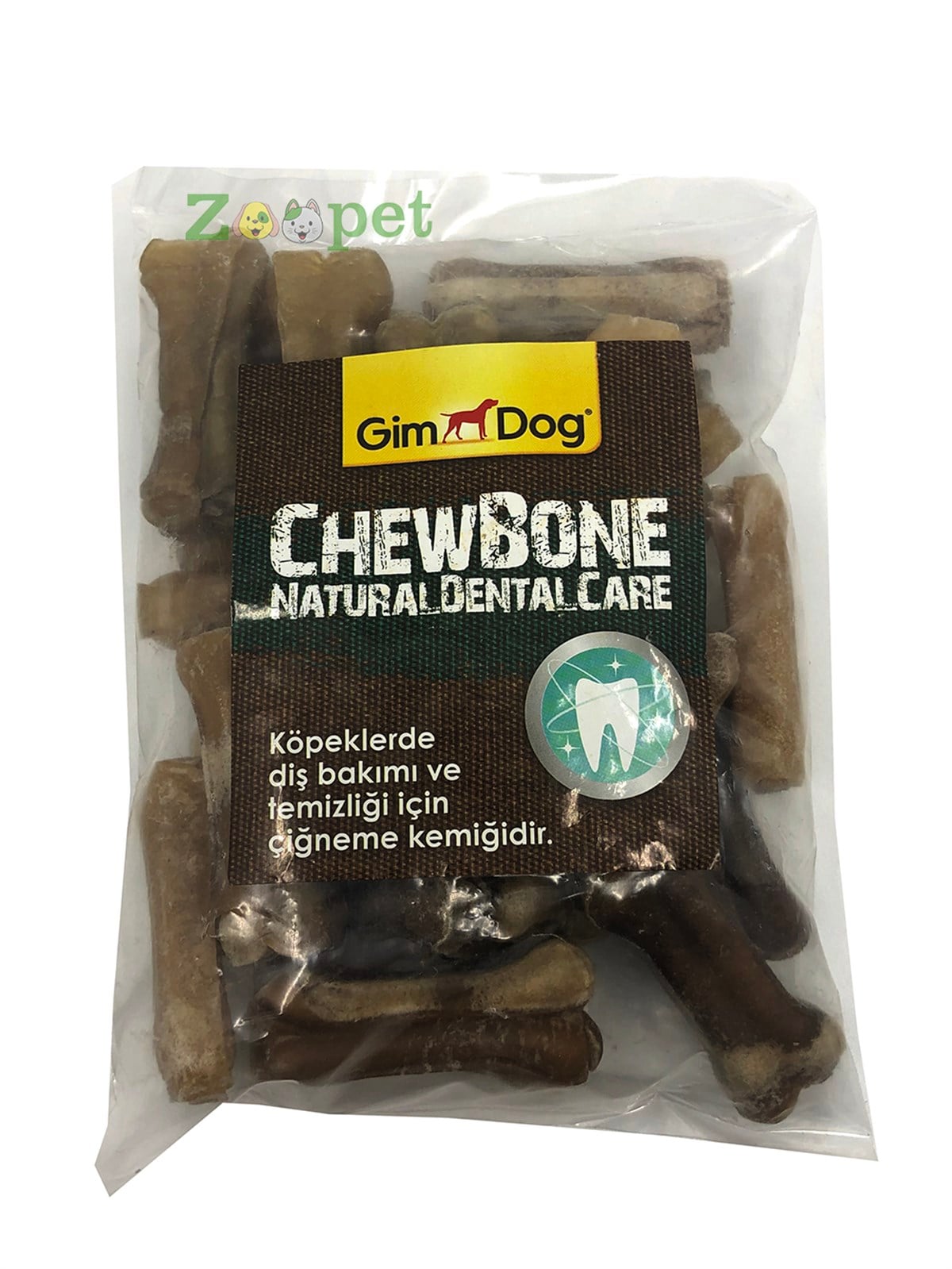 Gimdog Mordimi Press Naturel Kemik Köpek Ödülü (25li Paket) - 5 Cm