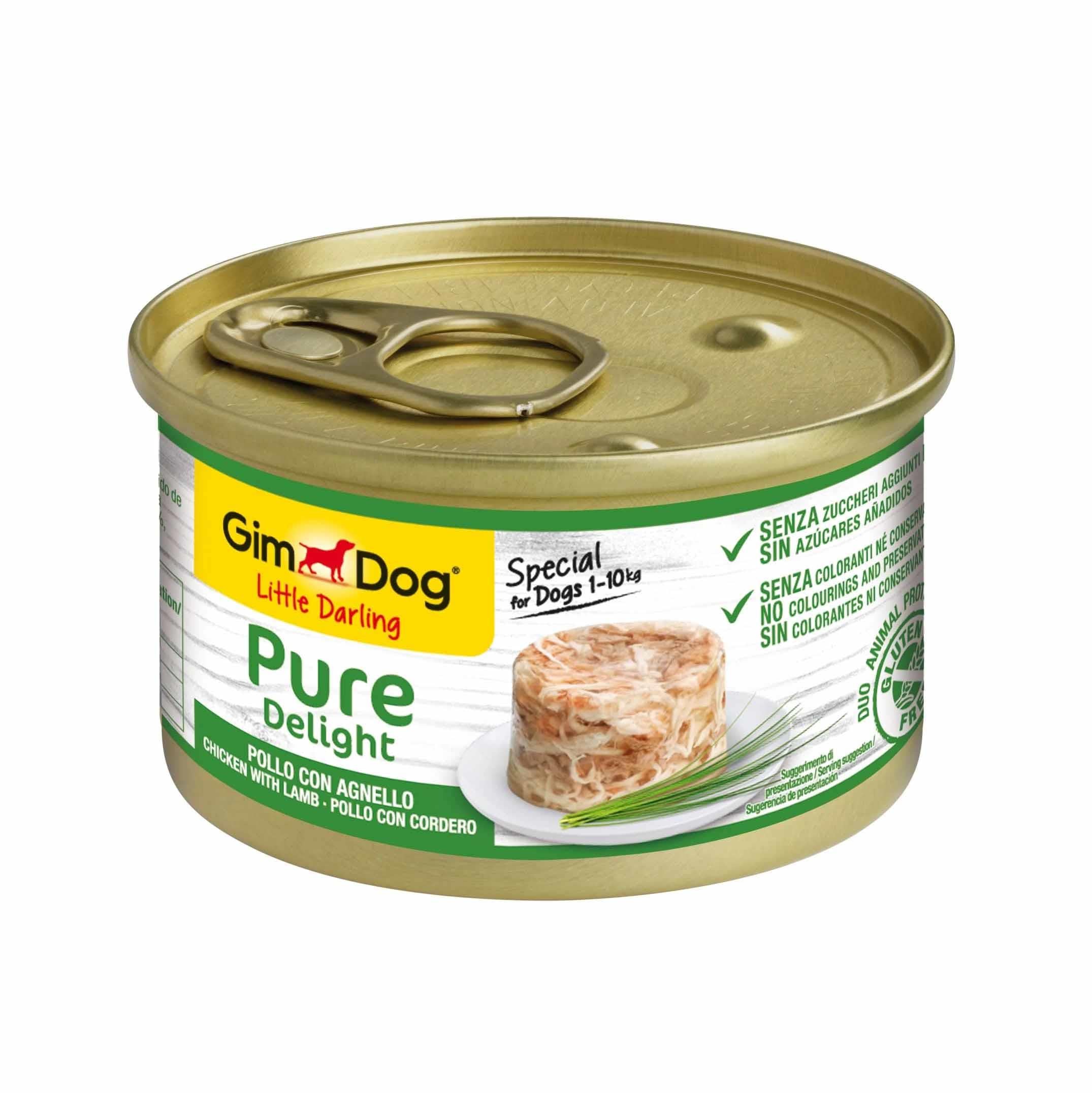 Gimdog Pure Delight Köpek Maması Tavuklu Kuzu Etli  150 g