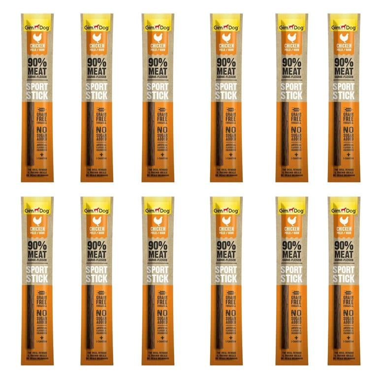 Gimdog Sport Sticks Tahılsız Tavuklu Köpek Ödülü  12 Gr (12 Adet)