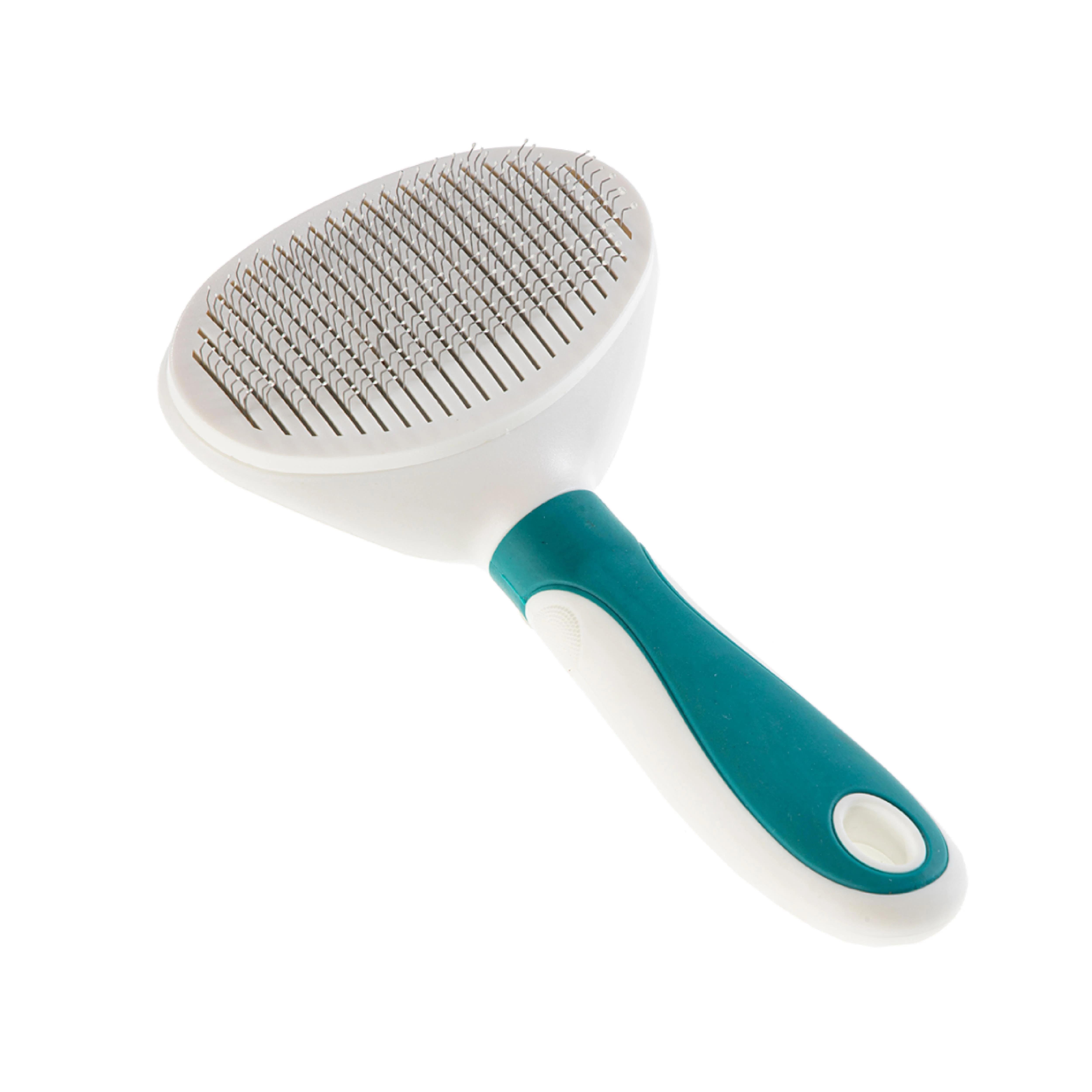 Gimdog Tüy Temizleme Düğmeli Oval Kedi Köpek Fırçası  19 cm