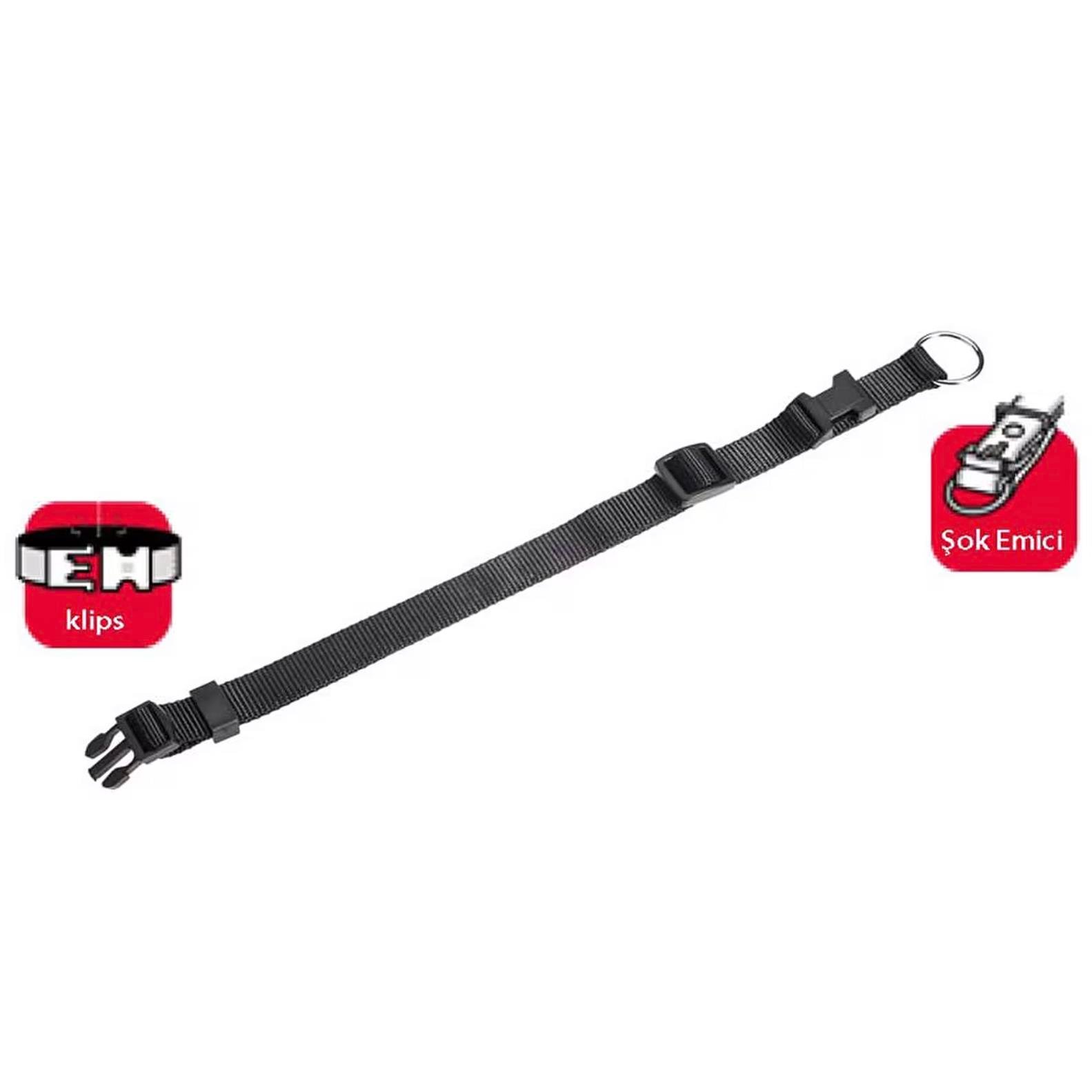 Karlie Basic Köpek Tasması Siyah (20 - 35 cm)