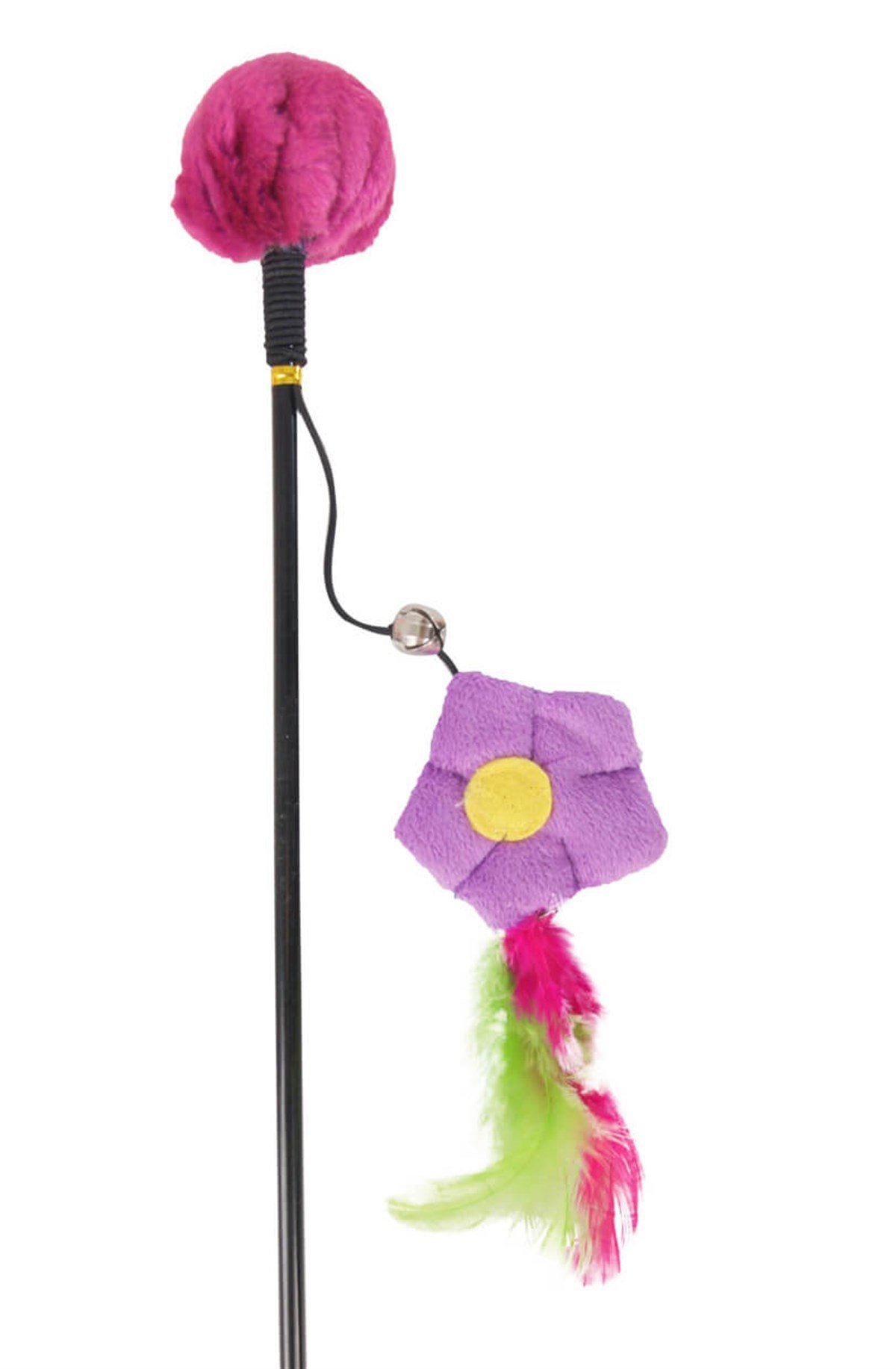 Karlie Çiçekli Kedi Oyun Oltası