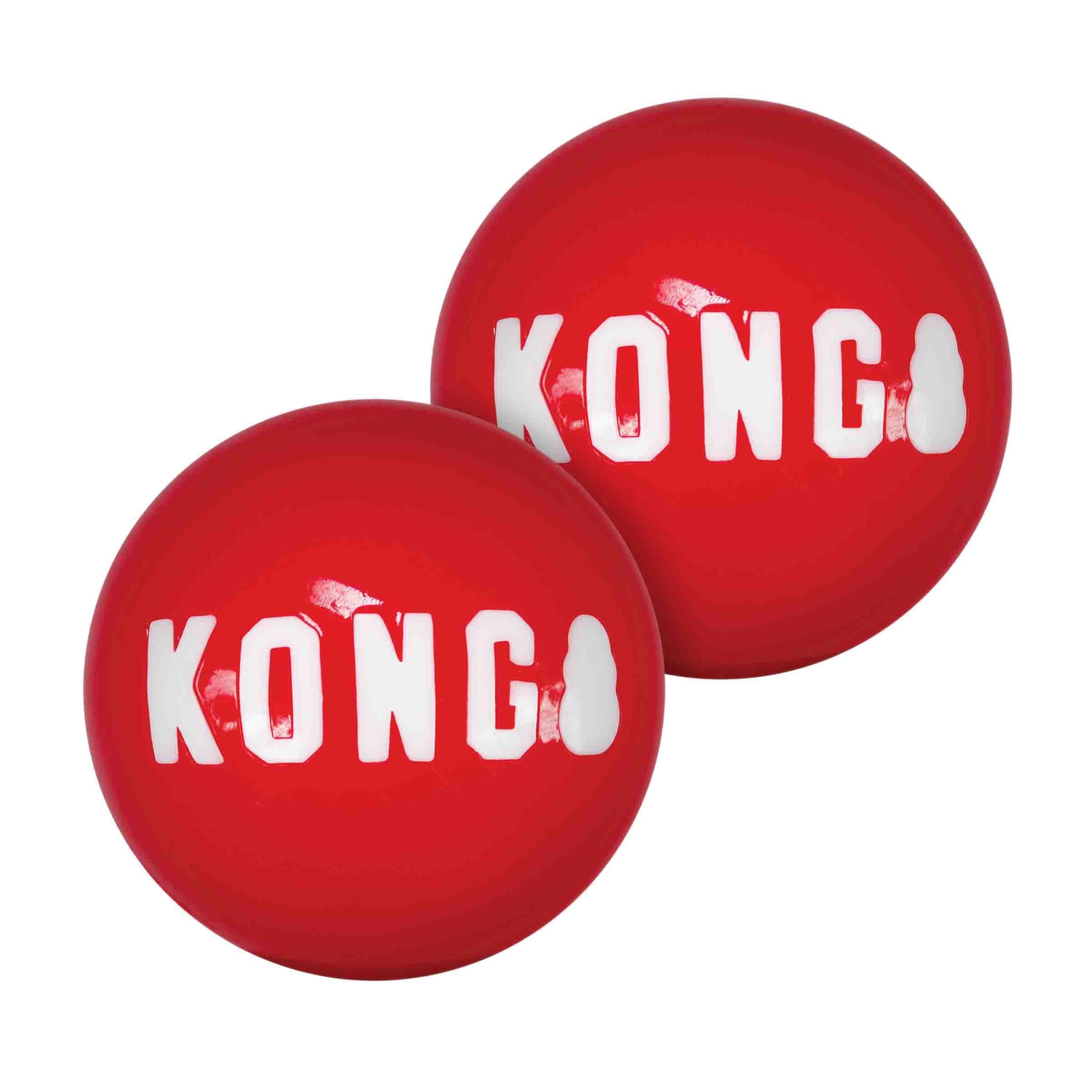 Kong Signature Ball Kauçuk Top Köpek Oyuncağı M (2 Adet)