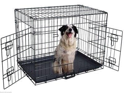 Lion Pets Katlanır Tel Köpek Kafesi  91 cm