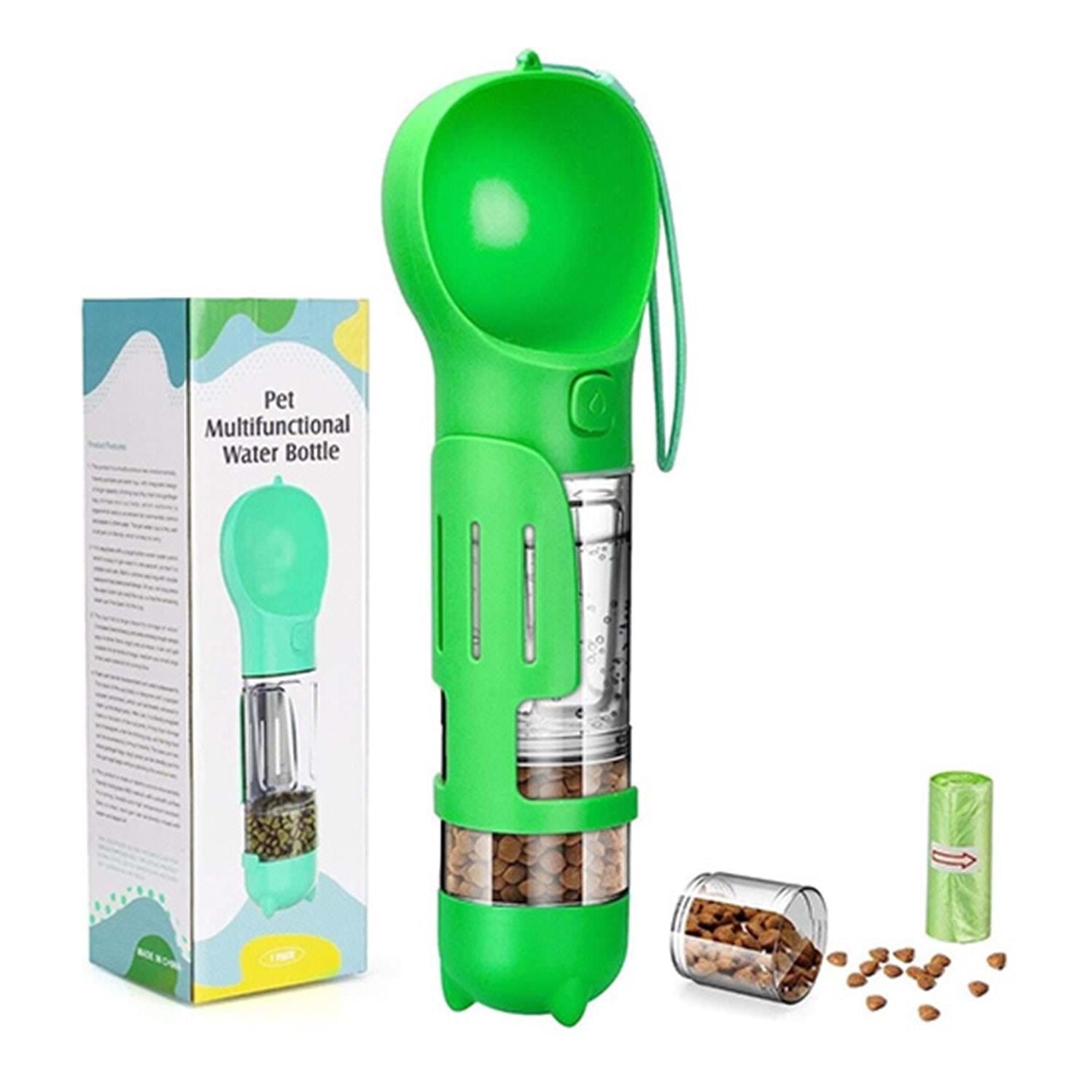 Madpet Dışkı Poşetli Taşınabilir Köpek Mama Su Kabı  350 ml