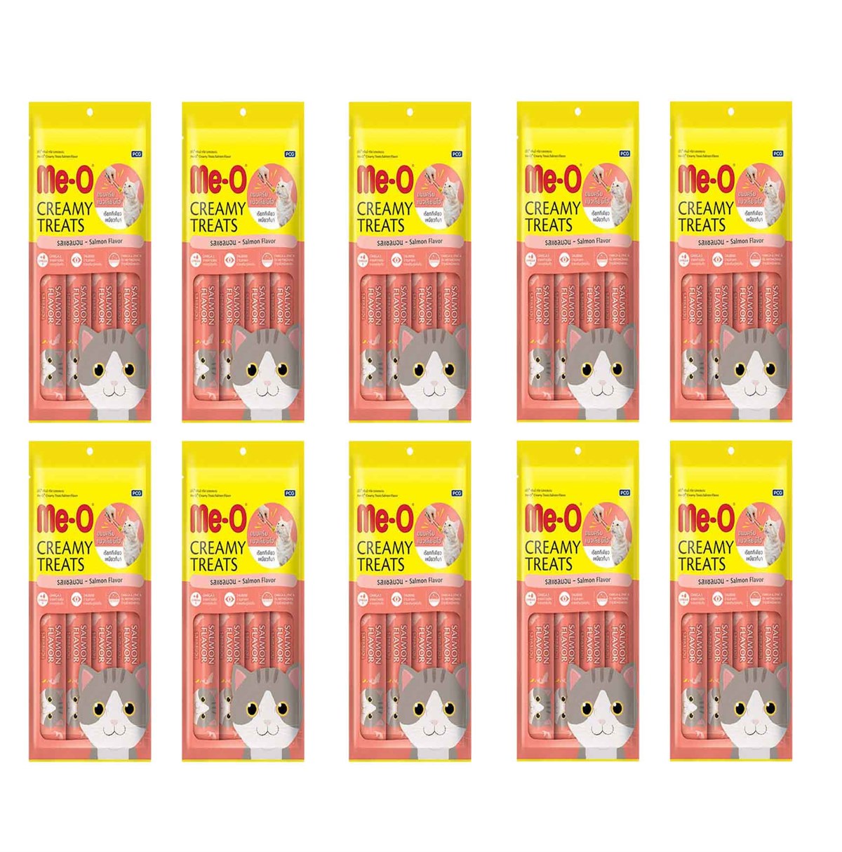 Meo Creamy Somon Balıklı Krema Kedi Ödülü  4 Parça (15 gr) (10 Adet)