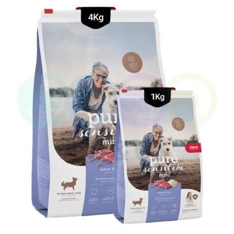 Mera Pure Sensitive Lamb Rice Kuzulu Küçük Irk Yetişkin Köpek Maması 4 Kg