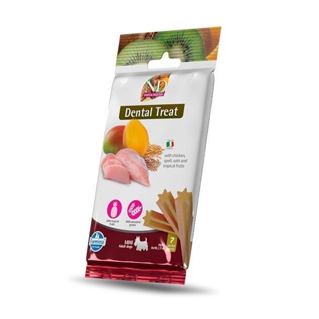 N&D Dental Treat Tropikal Tavuklu Mini Köpek Ödülü 60 g