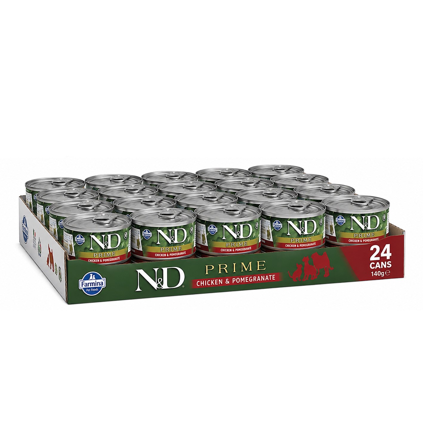 N&D Prime Tavuklu Ve Narlı Tahılsız Yavru Kedi Konservesi  70 g (24 Adet)