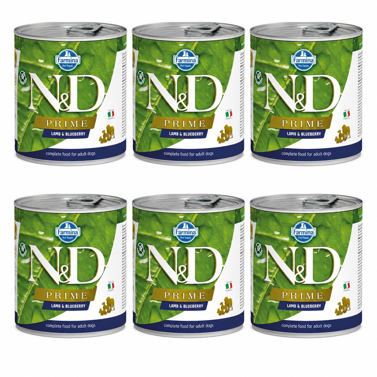 N&D Prime Yabanmersinli Ve Kuzulu Yetişkin Köpek Konservesi 285 gr (6 Adet)