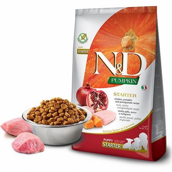 ND Puppy Starter Tavuk Ve Narlı Düşük Tahıllı Yavru Köpek Maması 2,5 Kg